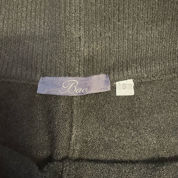 Baci Wide Leg Loungewear Pants from Sundance Catalog Black Size Small - Picture 7 of 10